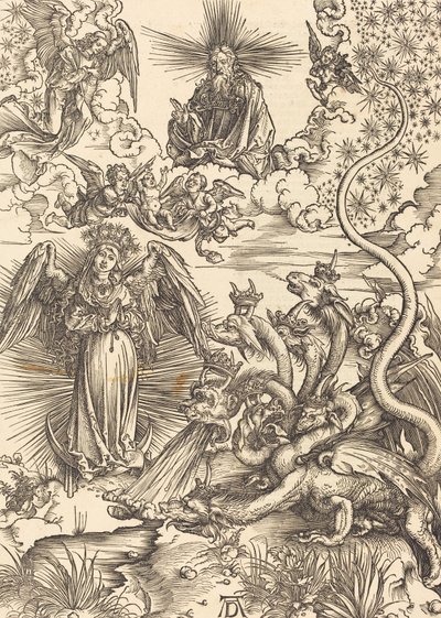 Apokaliptik Kadın, 1498. by Albrecht Dürer