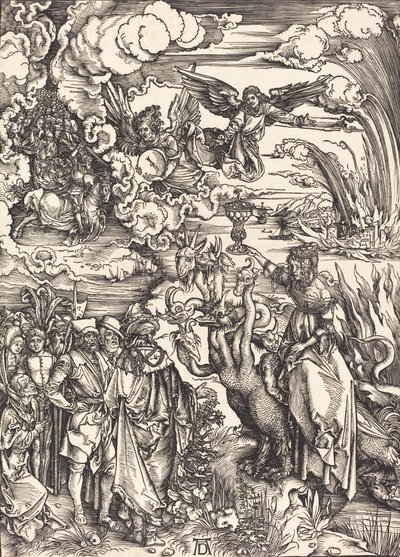 Babil Fahişesi, muhtemelen c. 14961498. by Albrecht Dürer