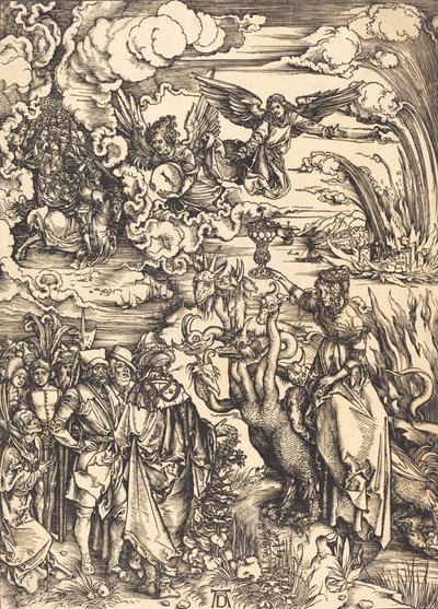Babil Fahişesi, muhtemelen c. 14961498. by Albrecht Dürer