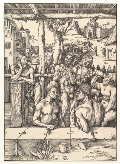 The Bath House.n.d. by Albrecht Dürer