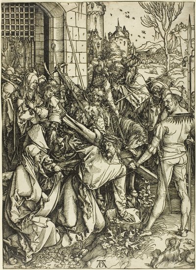 Büyük Tutkudan Haç Taşı by Albrecht Dürer