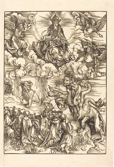 Kuzu Gibi İki Boynuzlu Canavar by Albrecht Dürer