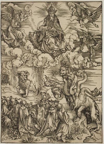 Kuzu Gibi İki Boynuzlu Canavar by Albrecht Dürer
