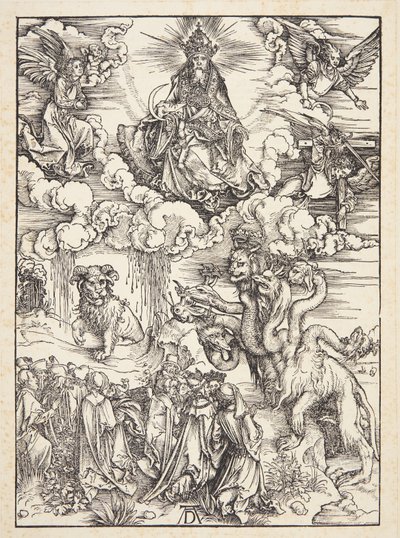 Kuzu Gibi İki Boynuzlu Canavar by Albrecht Dürer