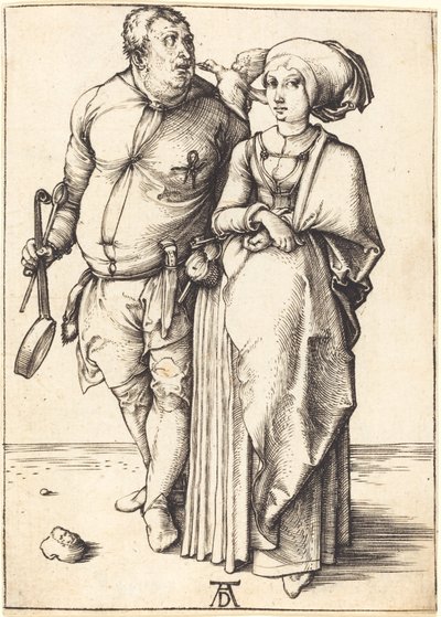 Aşçı ve Karısı by Albrecht Dürer