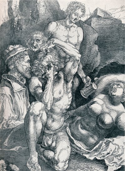 Çaresiz Adam, 1513-1517 1906 by Albrecht Dürer