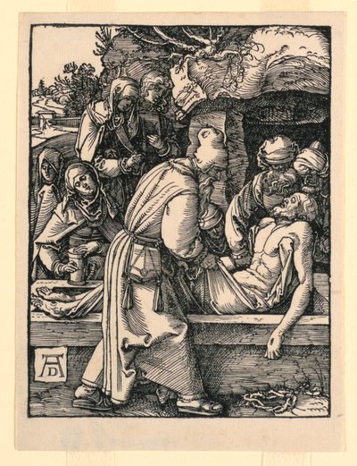 Küçük Tutku Serisinden Entombment by Albrecht Dürer