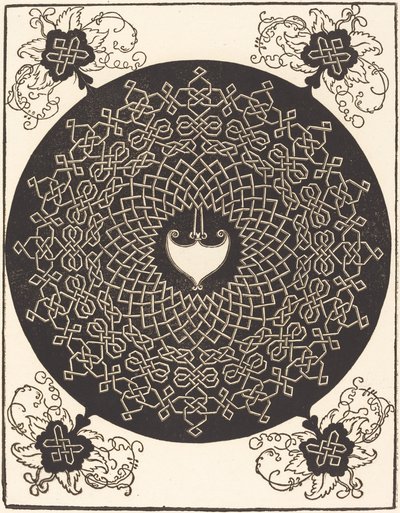 İlk Düğüm (kalp şeklinde bir kalkanla) by Albrecht Dürer