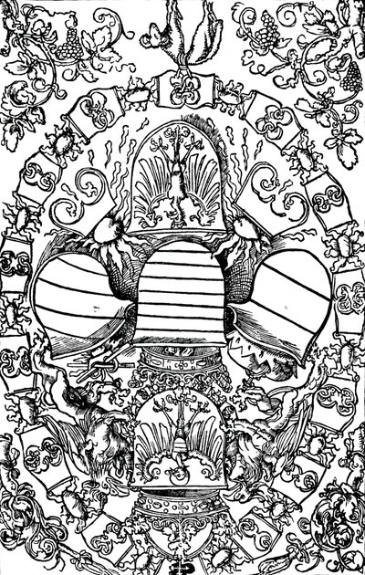 Beş İmparatorluk Arması, 1515 1906 by Albrecht Dürer