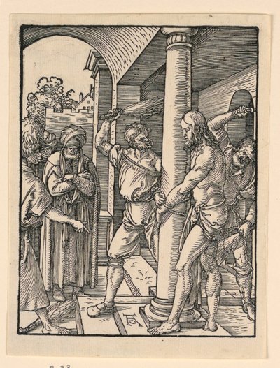 Küçük Tutku Serisinden Kırbaçlanma by Albrecht Dürer