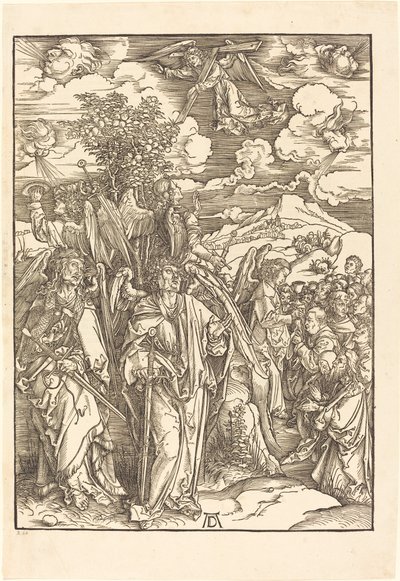 Rüzgarları Tutan Dört Melek by Albrecht Dürer