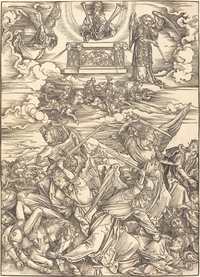 Dört İntikam Meleği by Albrecht Dürer