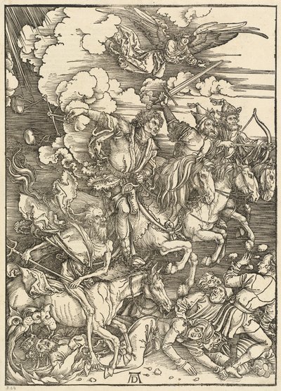 Dört atlı by Albrecht Dürer