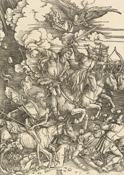 Dört Atlı, 1498. by Albrecht Dürer
