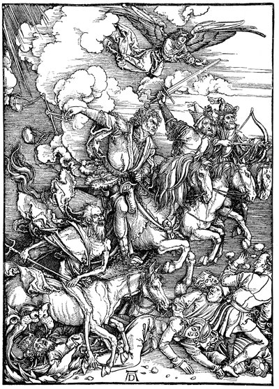 Mahşerin Dört Atlısı, 1498 by Albrecht Dürer