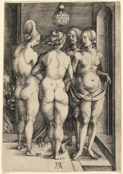 Dört Çıplak Kadın by Albrecht Dürer