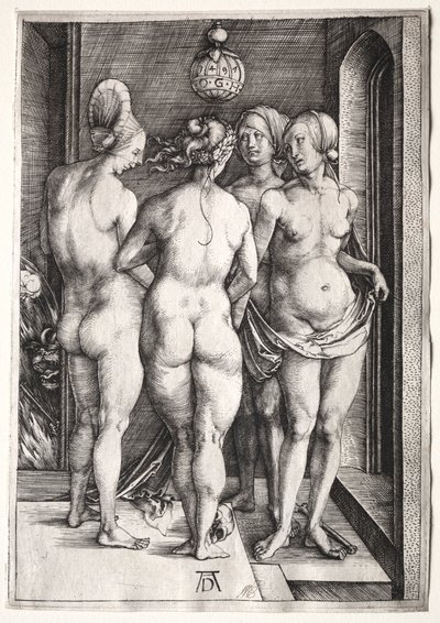 Dört Cadı (Dört Çıplak Kadın) by Albrecht Dürer