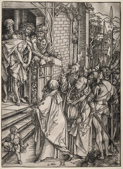 Büyük Tutku: İnsanlara Gösterilen Mesih by Albrecht Dürer