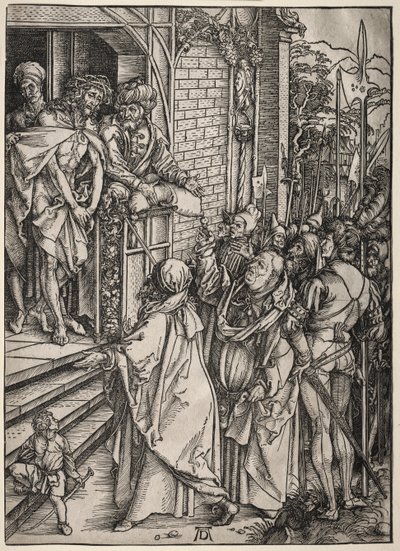 Büyük Tutku: İnsanlara Gösterilen Mesih. by Albrecht Dürer