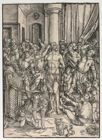 Büyük Tutku: Kırbaçlanma by Albrecht Dürer