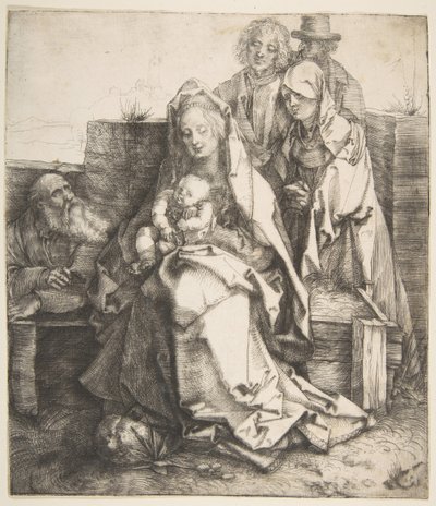 Kutsal Aile, 1512-13. by Albrecht Dürer