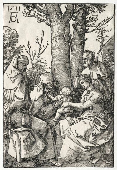 Joachim ve Anna ile Kutsal Aile, 1511. by Albrecht Dürer