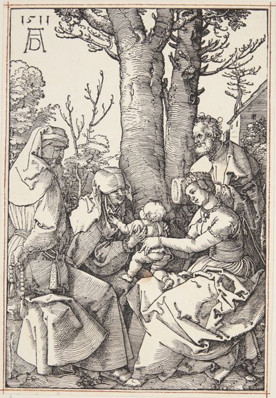 Joachim ve St. Anne ile Kutsal Aile by Albrecht Dürer
