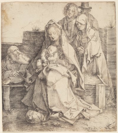 Aziz John, Magdalen ve Nicodemus ile Kutsal Aile by Albrecht Dürer