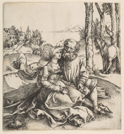 Karışık Çift, ca. 1495. by Albrecht Dürer