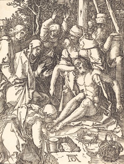 Ağıt, muhtemelen c. 15091510. by Albrecht Dürer