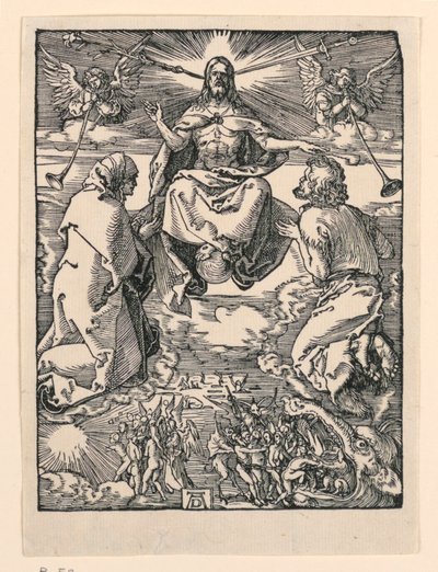 Küçük Tutku Serisinden Son Yargı by Albrecht Dürer