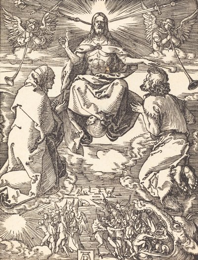 Son Yargı, muhtemelen c. 15091510. by Albrecht Dürer