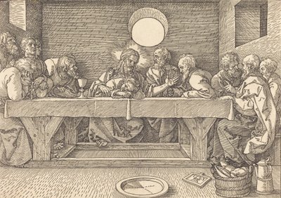 Son Akşam Yemeği, 1523. by Albrecht Dürer