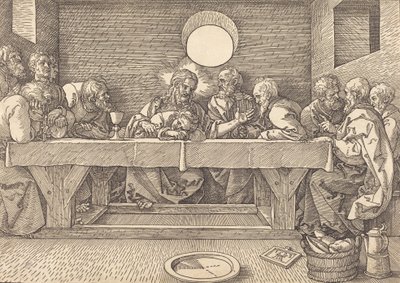 Son Akşam Yemeği, 1523. by Albrecht Dürer