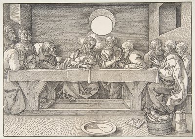Son Akşam Yemeği, 1523. by Albrecht Dürer