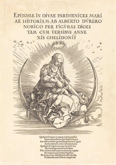 Hilaldeki Madonna by Albrecht Dürer