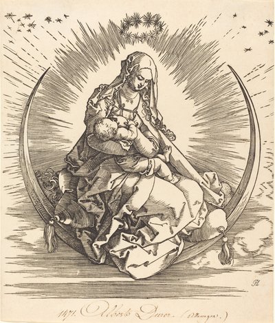 Hilaldeki Madonna, 15101511. by Albrecht Dürer