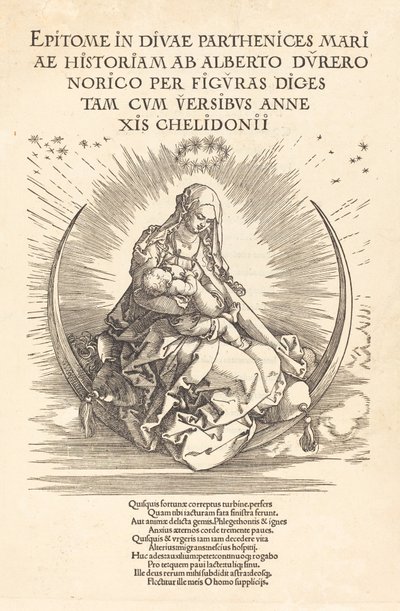 Hilaldeki Madonna, 15101511. by Albrecht Dürer