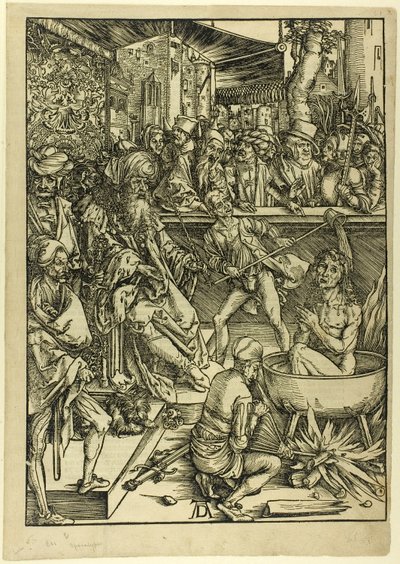 Apocalypse'den St. John'un Şehitliği by Albrecht Dürer