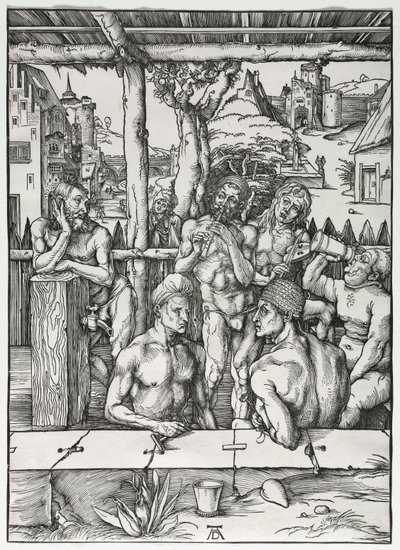 Erkek Hamamı, c. 1496-1497. by Albrecht Dürer