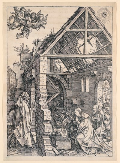 Bakirenin Yaşamı serisinden Doğuş by Albrecht Dürer