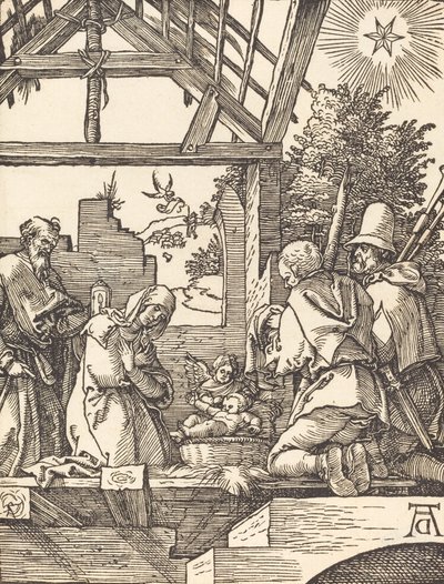 Doğuş, muhtemelen c. 15091510. by Albrecht Dürer