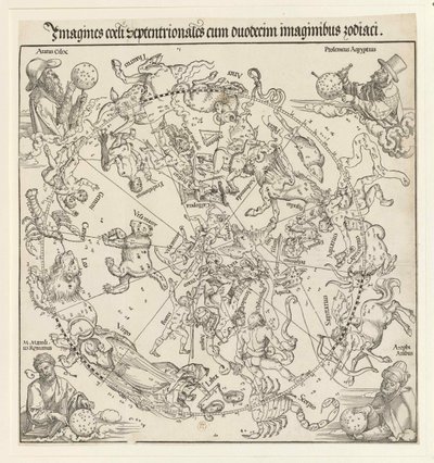 Kuzey Göksel Yarımküre, 1515. by Albrecht Dürer