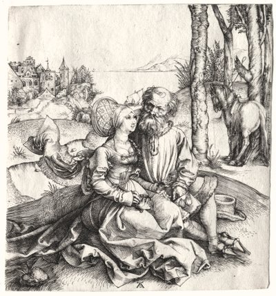 Aşk Teklifi (veya Karışık Çift) by Albrecht Dürer