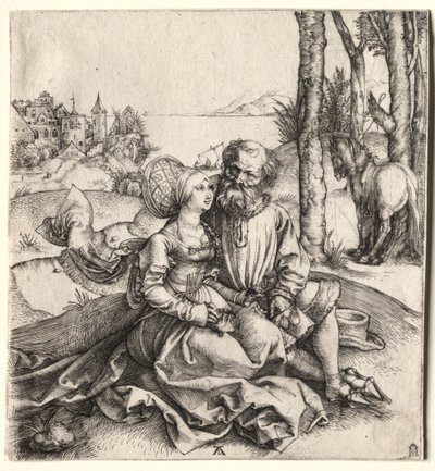 Aşk Teklifi (veya Karışık Çift) by Albrecht Dürer