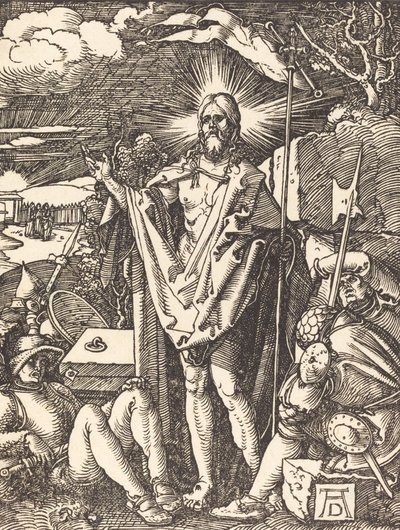 Diriliş, muhtemelen c. 15091510. by Albrecht Dürer