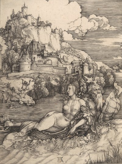 Deniz Canavarı, yaklaşık 1498., yaklaşık 1498. by Albrecht Dürer