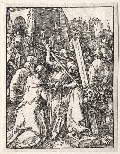 Küçük Tutku: Haçı Taşıyan İsa, 1509. by Albrecht Dürer