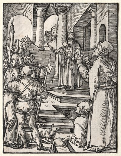 Küçük Tutku: Pilatus'tan Önce Mesih by Albrecht Dürer