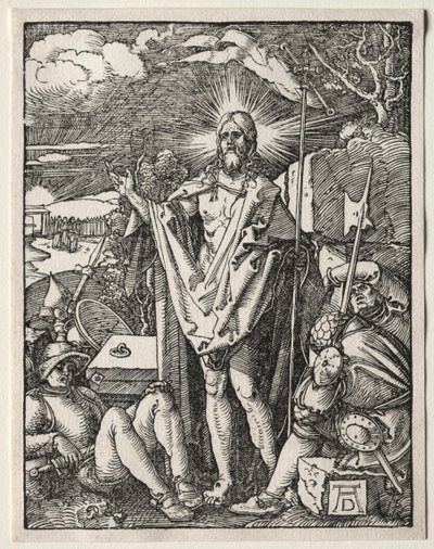 Küçük Tutku: Diriliş, 1509-1511. by Albrecht Dürer